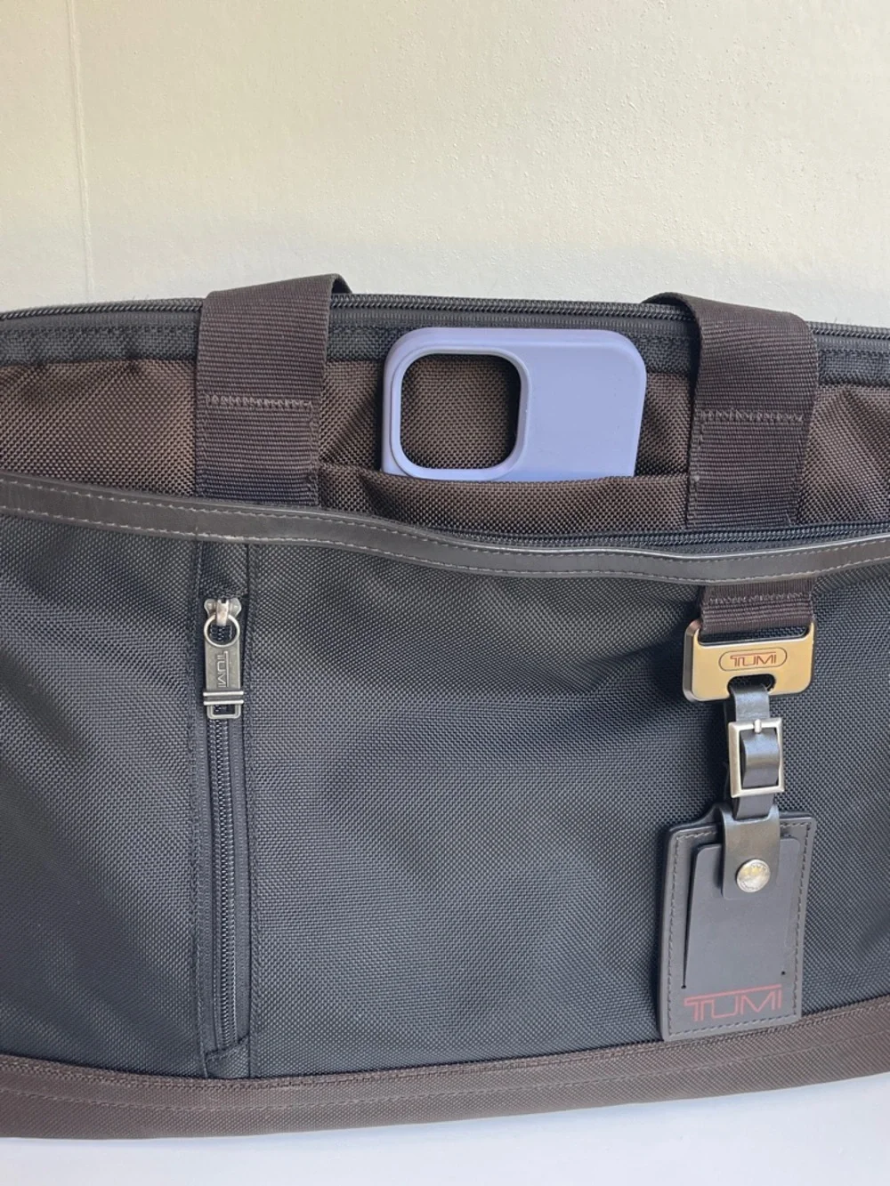 TUMI Laptop Bag With Luggage Sleeve